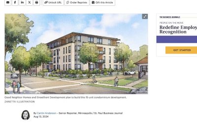 Mpls St Paul Business Journal – Developers plan boutique condos in Minneapolis’ Linden Hills
